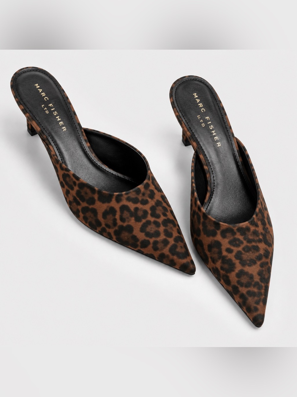 Marc Fisher LTD Rosa Cheetah Print Mule Size 8  Brand New